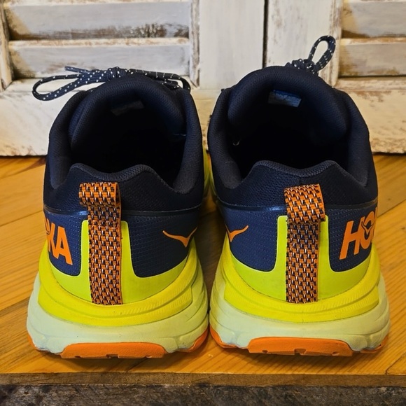 HOKA CHALLENGER ATR 6 GTX Blue / Green / Yellow / Orange Men's Sz 11 - Picture 11 of 14